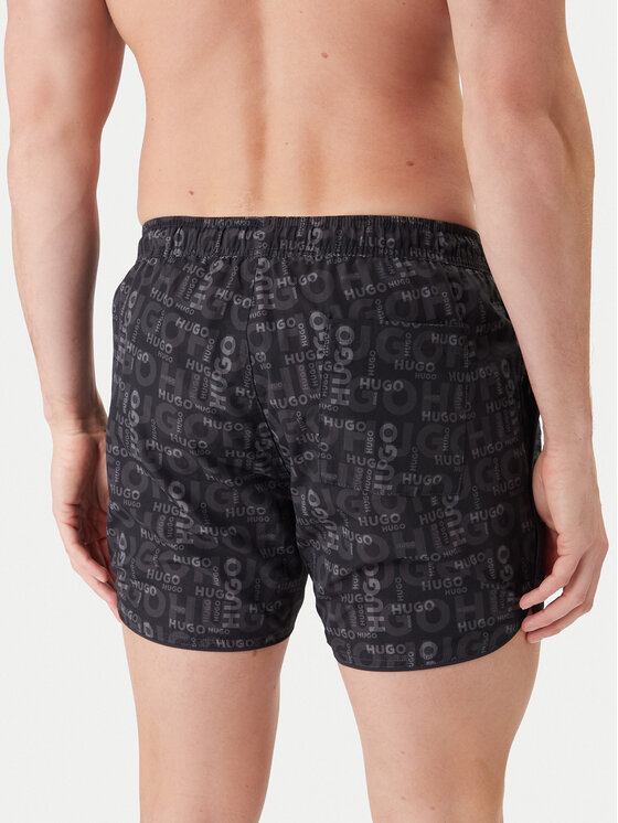 HUGO HUGO Szorty kąpielowe Rik 50533795 Szary Regular Fit