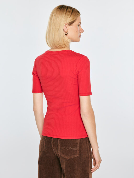 BIG STAR BIG STAR Koszula SOTIA Czerwony Slim Fit