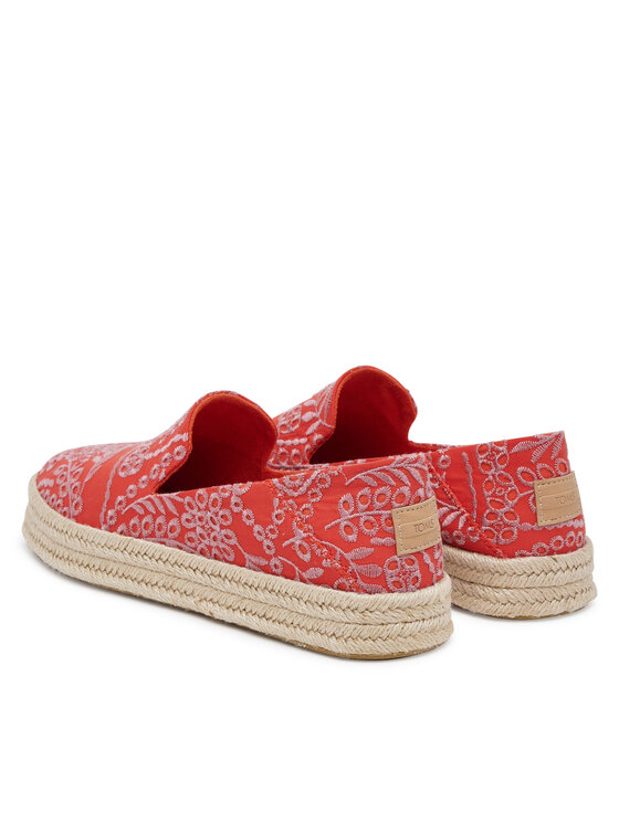 Toms Toms Espadrillid Carolina  10021871 Punane