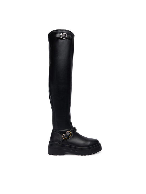 PINKO PINKO Čizme preko koljena Mia 26 SD0445 E028 Crna