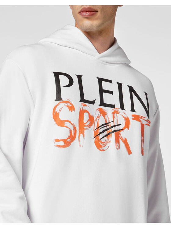 Plein Sport Plein Sport Bluza 8239 Biały Regular Fit