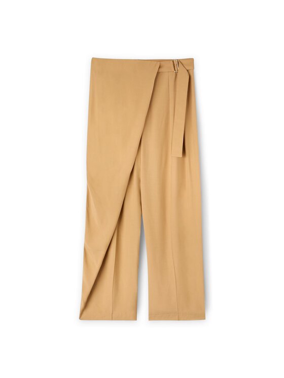 Motivi Motivi Spodnie materiałowe P006Q003972N012 Écru Over Fit