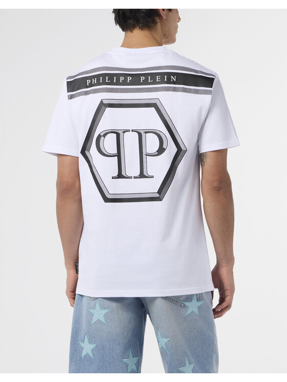 PHILIPP PLEIN PHILIPP PLEIN T-Shirt 29879 Biały Regular Fit