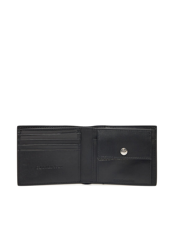 Calvin Klein Jeans Calvin Klein Jeans Мъжки портфейл Sculpted Impression Billfod Cc LV04G1022G Черен