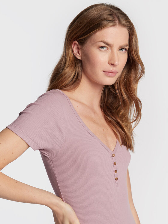 Brave Soul Brave Soul Bodi LBS-544GEORGIAMA Ljubičasta Regular Fit