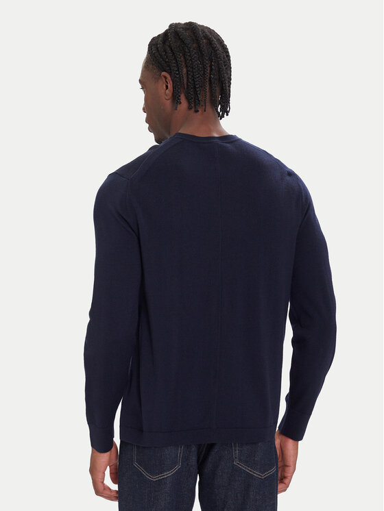 Calvin Klein Calvin Klein Pulover LV04LB305G Mornarsko modra Regular Fit