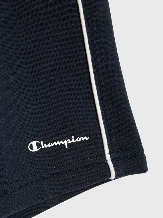 Champion Champion Sportske kratke hlače Script Logo 306147 Tamnoplava Regular Fit