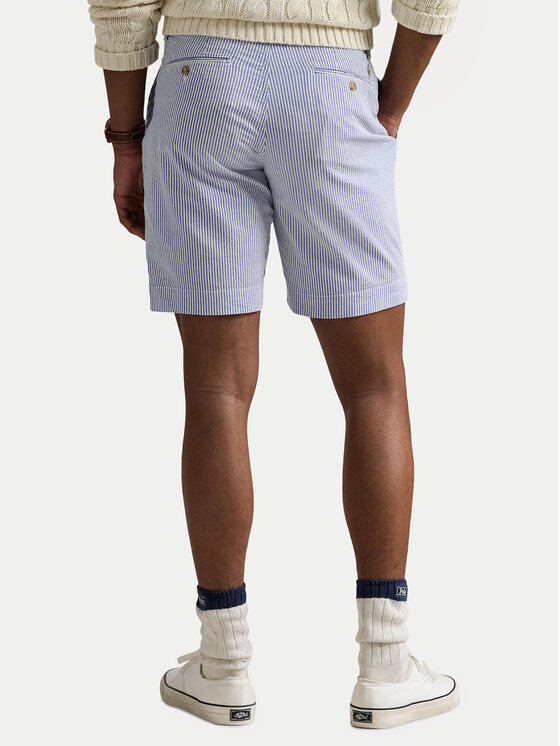 Polo Ralph Lauren Polo Ralph Lauren Kratke hlače iz tkanine 710862767001 Svetlo modra Straight Fit