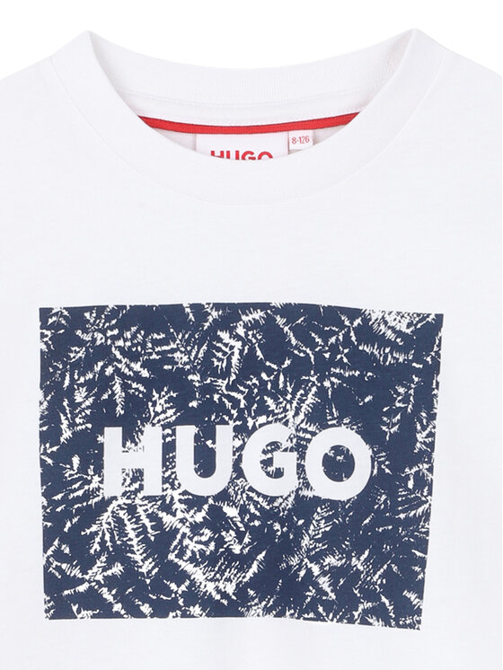 HUGO HUGO T-Shirt G01020 D Λευκό Regular Fit