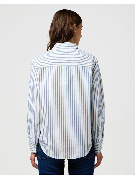 Wrangler Wrangler Koszula 112370778 Niebieski Regular Fit