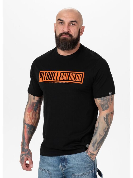 PITBULL PITBULL T-Shirt Koszulka Czarny Regular Fit
