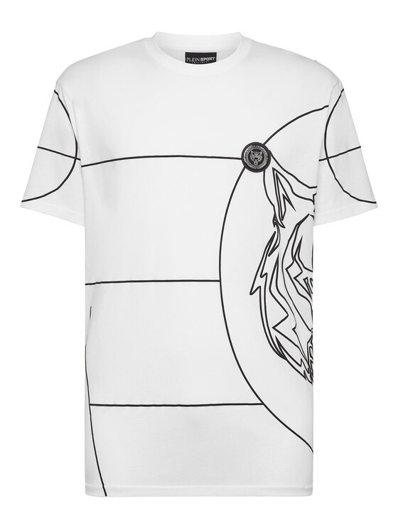 Plein Sport Plein Sport T-Shirt 823 Biały Regular Fit