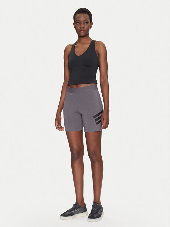 adidas adidas Biker shorts Future Icons 3-Stripes JE0170 Grigio Slim Fit