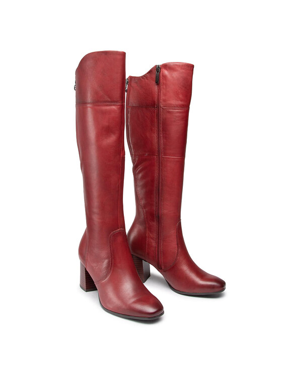 Tamaris best sale bottes rouges