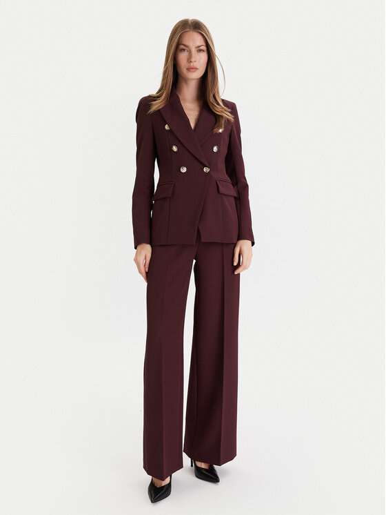Maryley Maryley Giacca da abito 25IB139/43BU Bordeaux Regular Fit