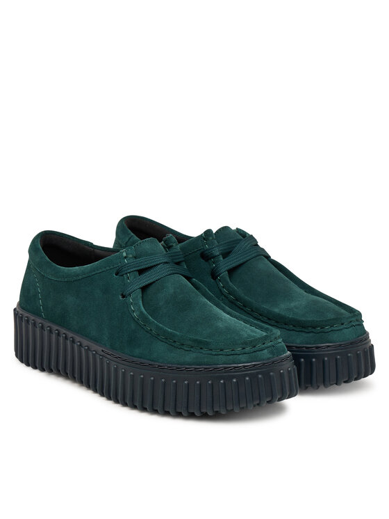 Clarks Clarks Półbuty Torhill Bee 26327769 Zielony