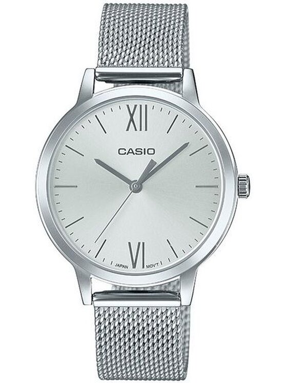Casio Casio Zegarek LTP-E157M-7AEF Srebrny