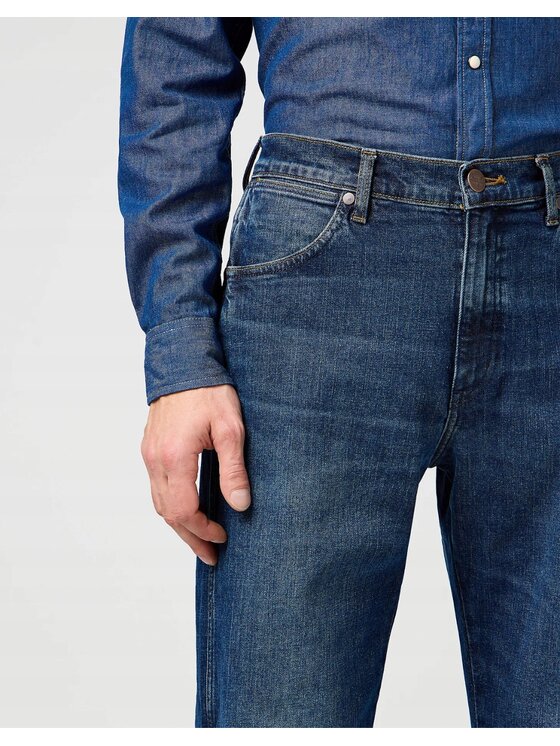 Wrangler Wrangler Jeansy Frontier Niebieski Relaxed Fit