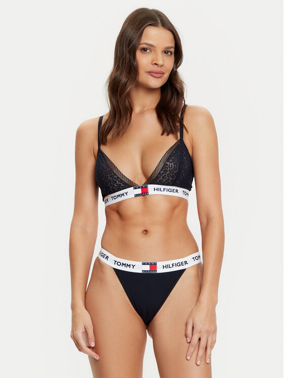 Tommy Hilfiger Tommy Hilfiger Sutien Bralette UW0UW05610 Bleumarin