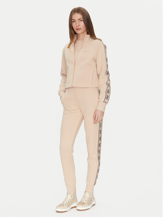 Guess Guess Bluza V2YQ16 KB3P2 Beżowy Regular Fit