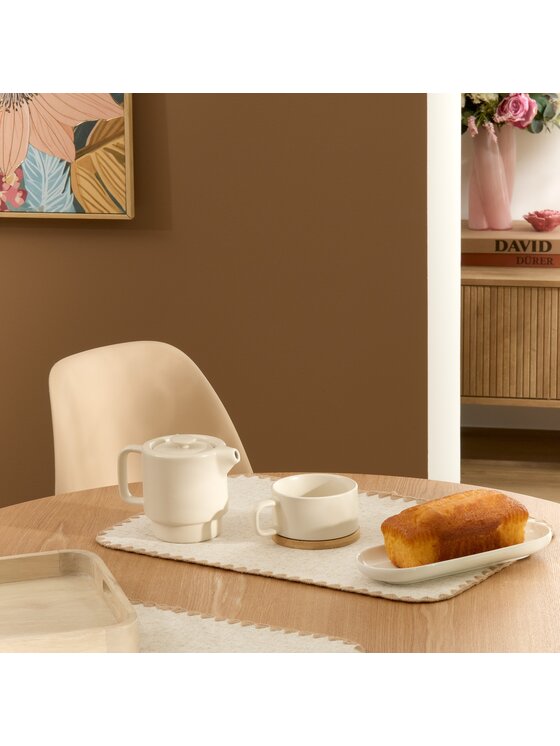 MIAhome MIAhome Dzbanek ceramiczny do herbaty 700 ml JARRA-2 Beżowy