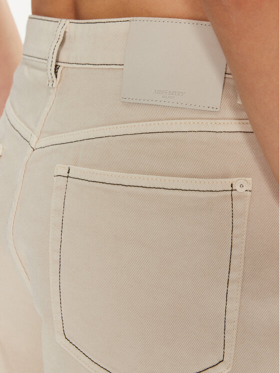 Miss Sixty Miss Sixty Дънки 6L3JJ5240000 Бежов Boyfriend Fit
