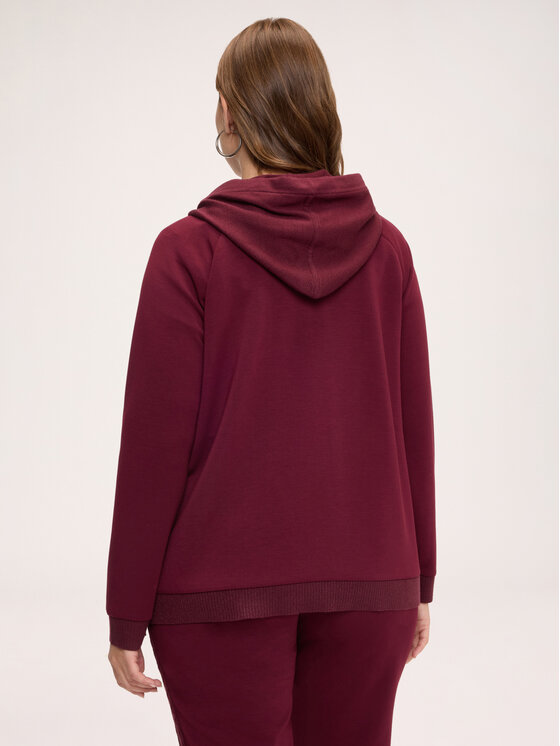 Fiorella Rubino Fiorella Rubino Felpa G80CL009526N036 Bordeaux Regular Fit