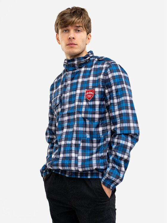 Catch Catch Kurtka przejściowa Lekka Kurtka Wiatrówka Męska Ciemna Niebieska Catch Crash Nylon 2XL Niebieski Regular Fit