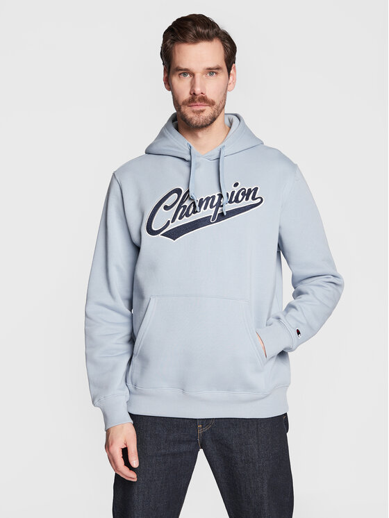Champion Bluză Heavy Fleece Vintage Logo 217886 Albastru Relaxed Fit