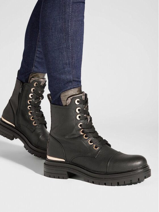 Wrangler Wrangler Ботильйони Courtney Safari Lace WL22610A Чорний
