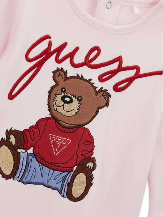 Guess Guess Romper H6RW01 KA6W4 Różowy Regular Fit
