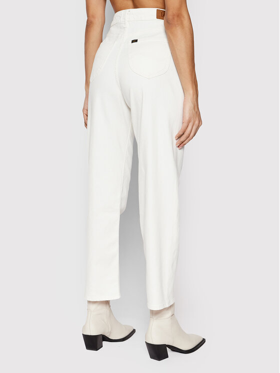 Lee Lee Jeansy L31ZQW12 112145041 Biały Relaxed Fit