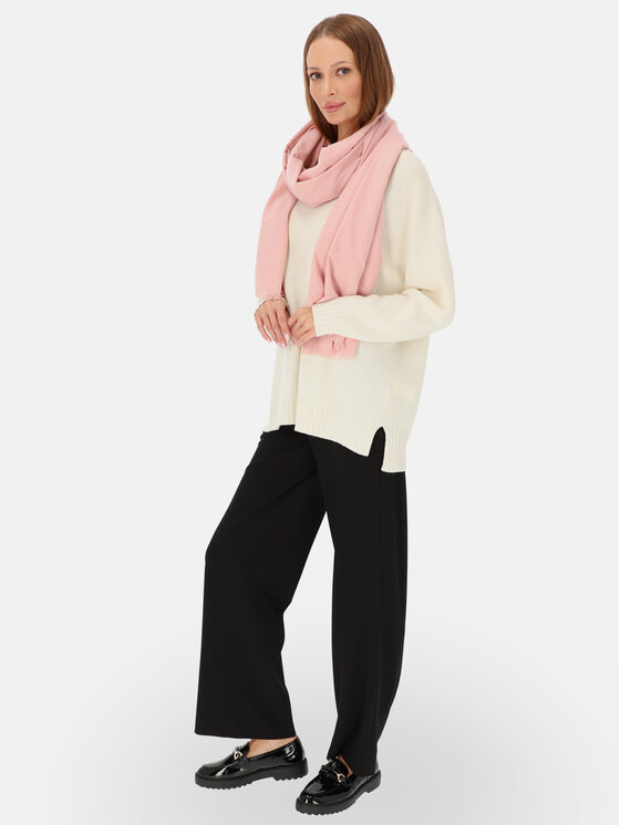 Potis & Verso Potis & Verso Szal GŁADKI Różowy