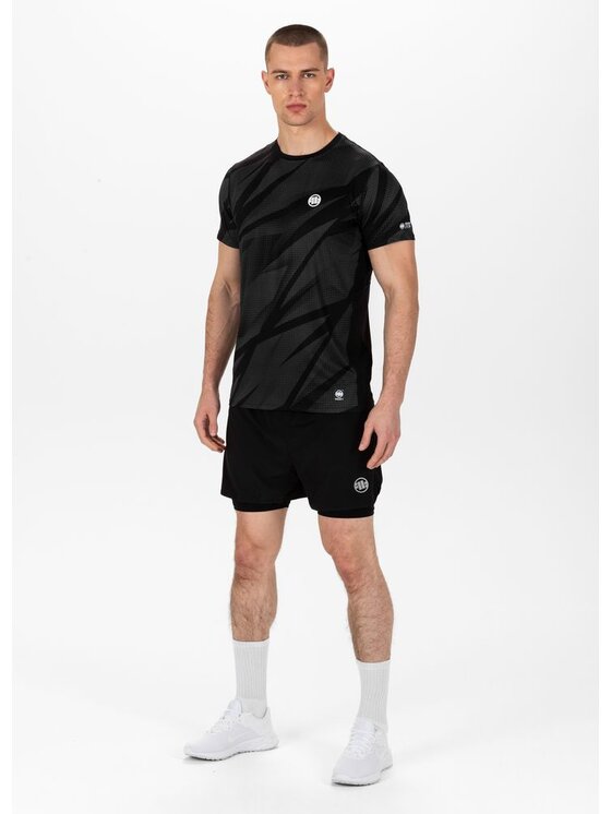 PITBULL PITBULL T-Shirt Koszulka Szary Regular Fit