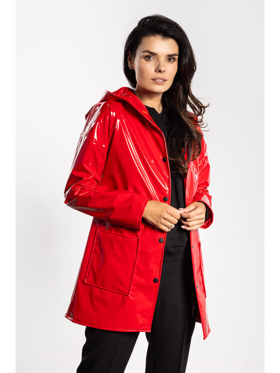 Awama Awama Giacca da donna A754 Rosso Basic Fit