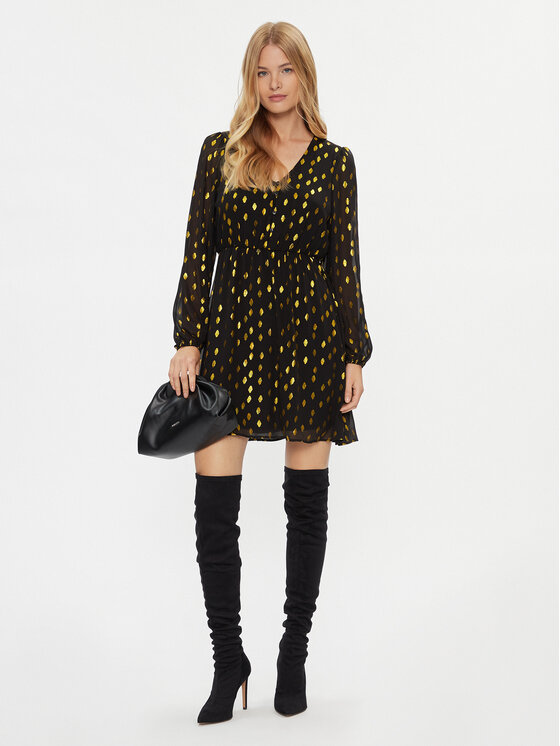 Vila Vila Повсякденна сукня 14092855 Чорний Regular Fit