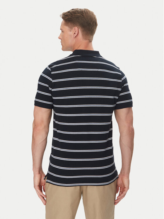 Pierre Cardin Pierre Cardin Polo C5 21364.2111 Granatowy Regular Fit