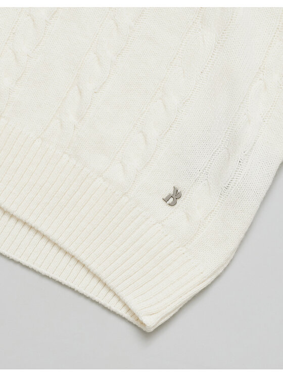 Borgio Borgio Sweter cartolano Écru Classic Fit