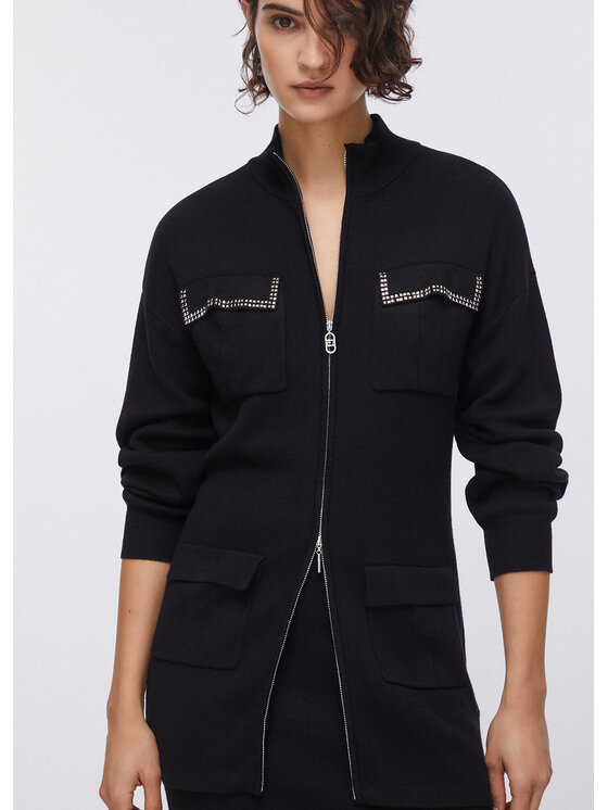 Liu Jo Liu Jo Cardigan TA6184MS59L22222 Nero Regular Fit