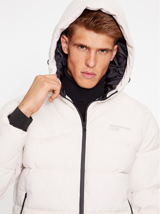 Jack&Jones Jack&Jones Kurtka zimowa 12236065 Écru Regular Fit