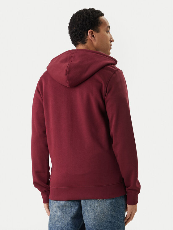 Element Element Mikina Icon Embroidery ELYFT00199 Bordó Regular Fit