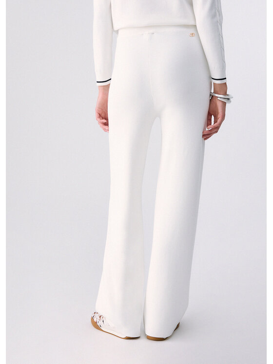 Liu Jo Liu Jo Pantaloni di tessuto TF6289MS49I10701 Bianco Regular Fit