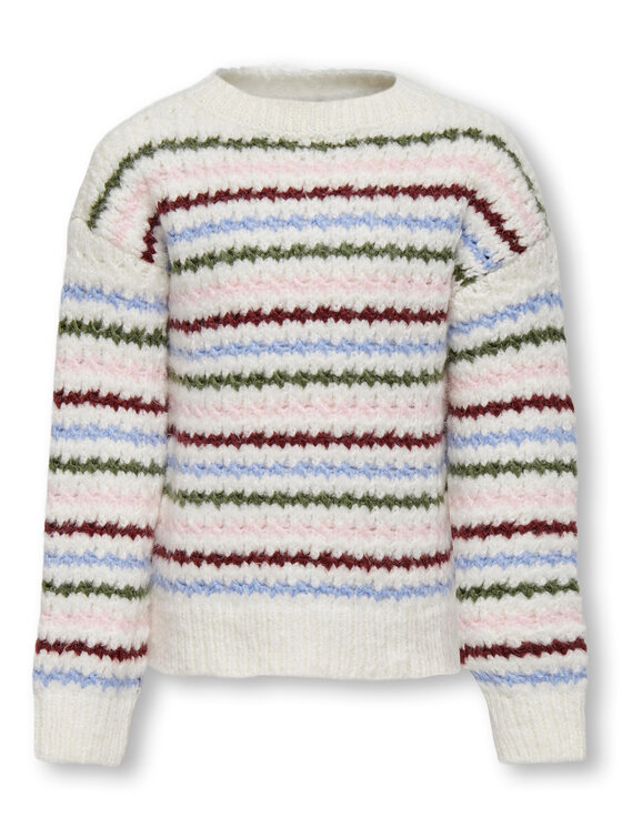 Kids ONLY Kids ONLY Pulover 15276106 Écru Regular Fit