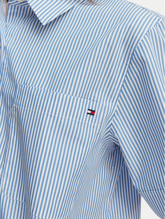 Tommy Hilfiger Tommy Hilfiger Koszula WW0WW48899 Niebieski jasny Relaxed Fit