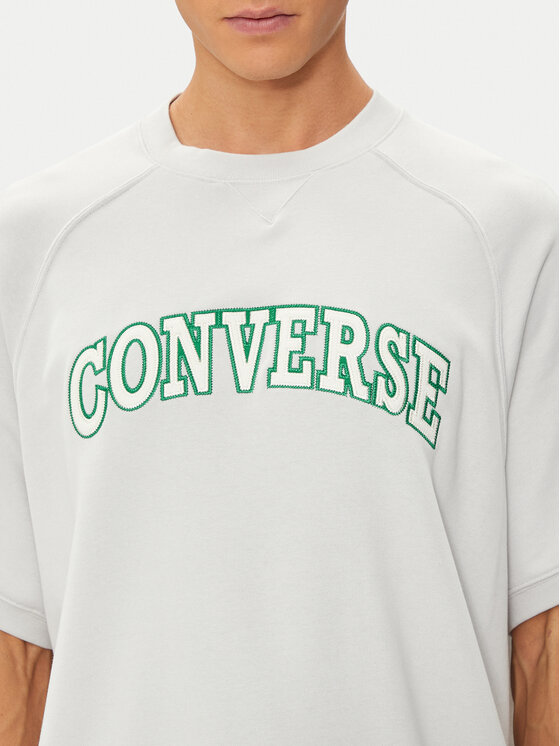 Converse Converse T-krekls M Retro Chuck Ss Crew 10026428-A03 Balts Regular Fit
