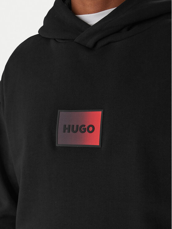 HUGO HUGO Світшот Danohood 50553145 Чорний Relaxed Fit
