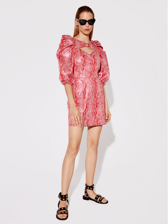 Rage Age Rage Age Kokteilinė suknelė Arete 1 Raudona Slim Fit
