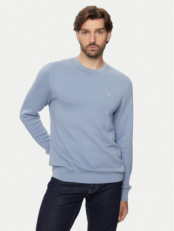 Calvin Klein Calvin Klein Πουλόβερ K10K113410 Μπλε Slim Fit