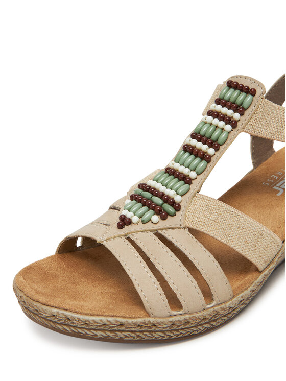 Rieker Rieker Sandalen V2451-62 Beige