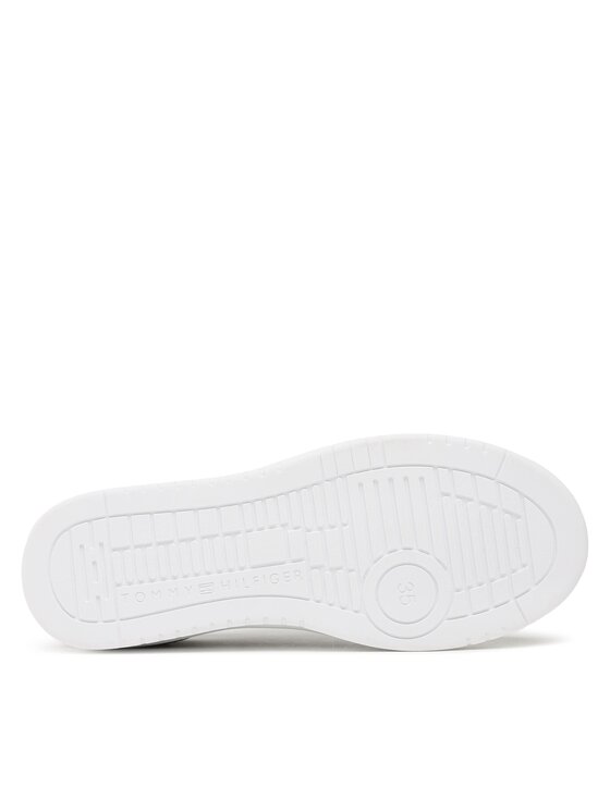 Tommy Hilfiger Tommy Hilfiger Sneakersy Stripes Low Cut Lace-Up Sneaker T3X9-32848-1355 S Czarny